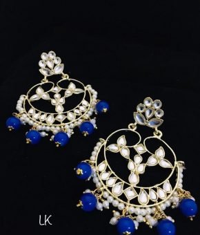 Kundan Earrings With Pearl