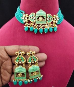 CHOKER SET- Sea Green