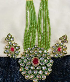 Kundan Necklace - Green