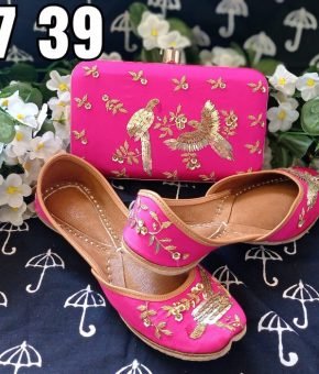 Punjabi Jutti & Cluches Size 36