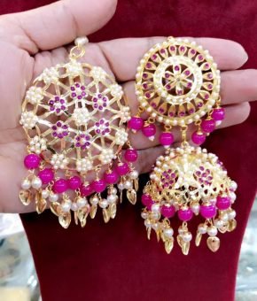 Jadau Earrings Set
