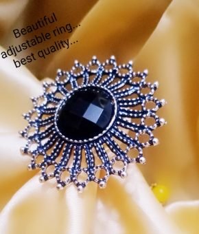 Adjustable Oxide Ring Black Colour