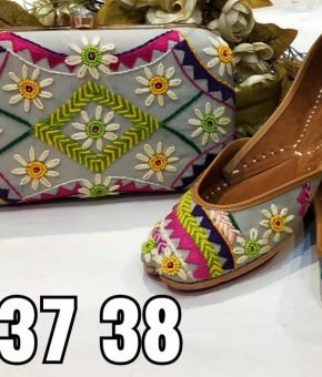 Punjabi Jutti & Cluches Size 37