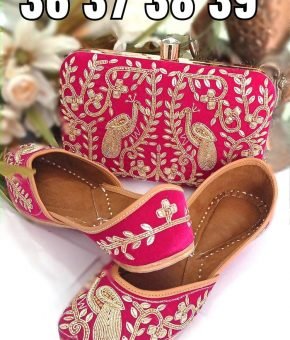 Punjabi Jutti & Cluches Size 38